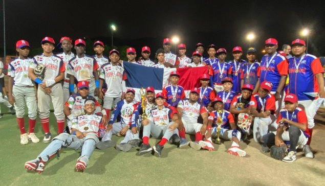 RD se corona campeón del Pre Mundial de Béisbol U12